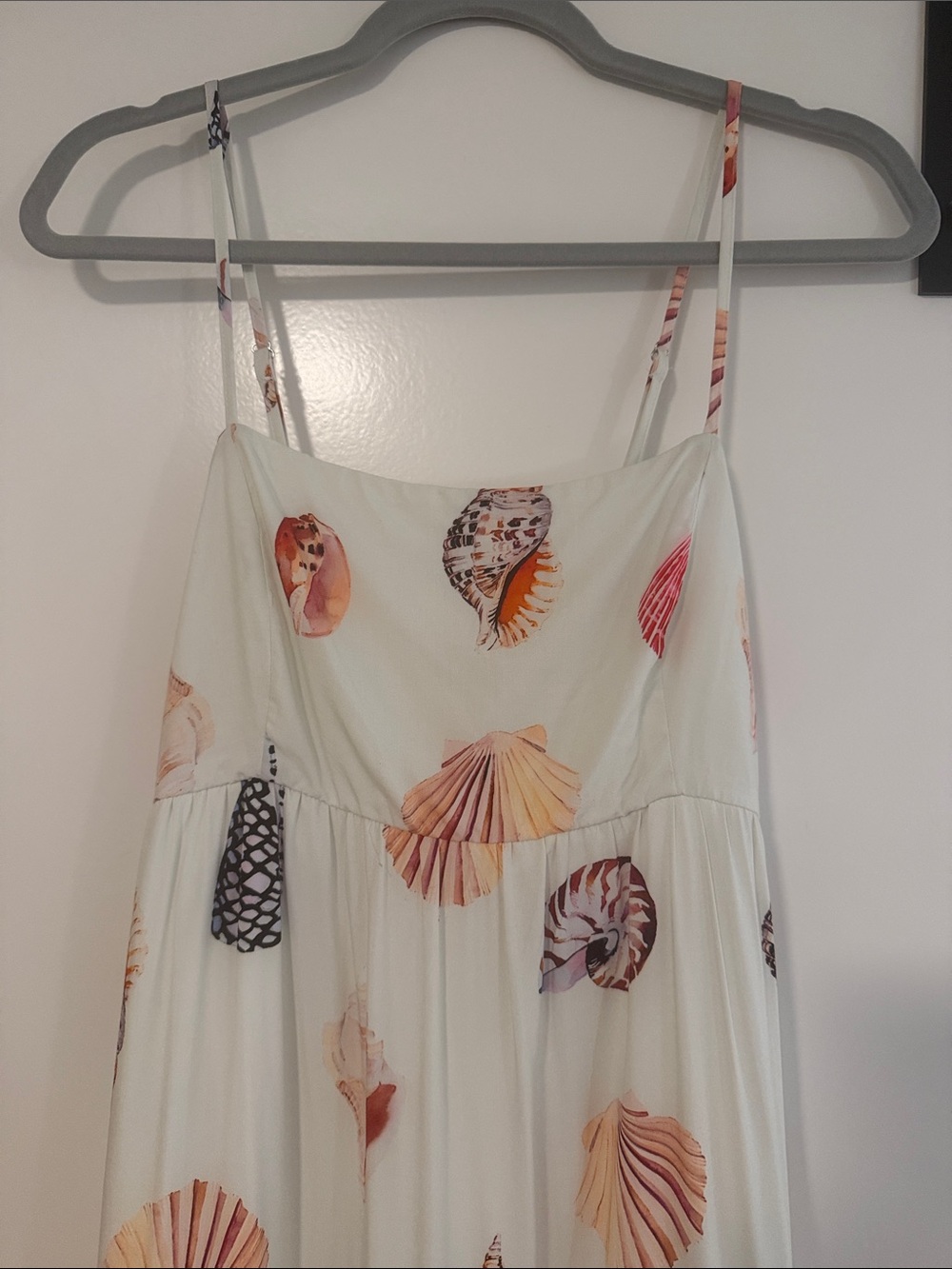 Women’s Shell-Print Maxi Dress new with tag L - Picture 2 of 7